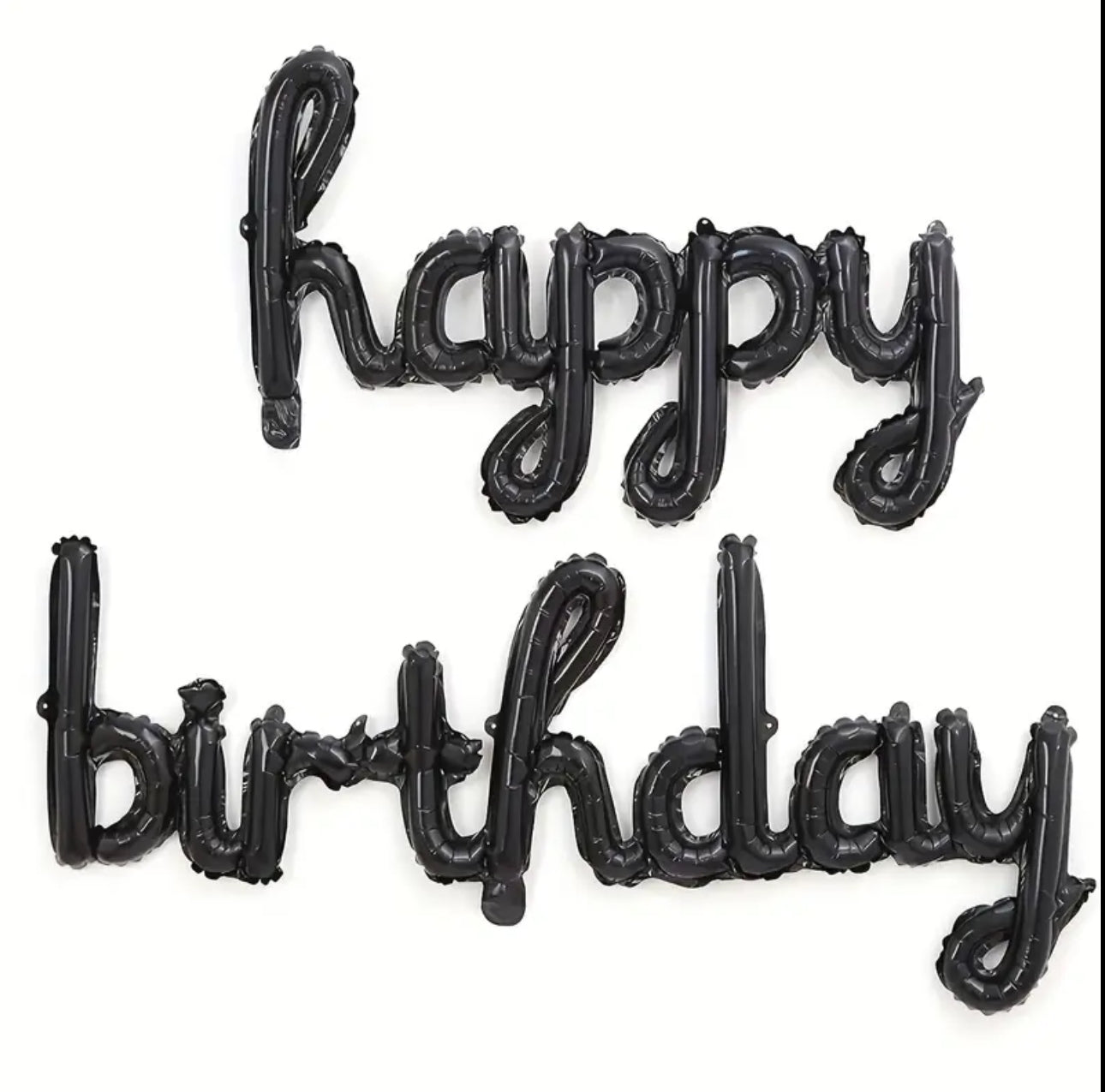Happy Birthday Aluminum Foil Banner