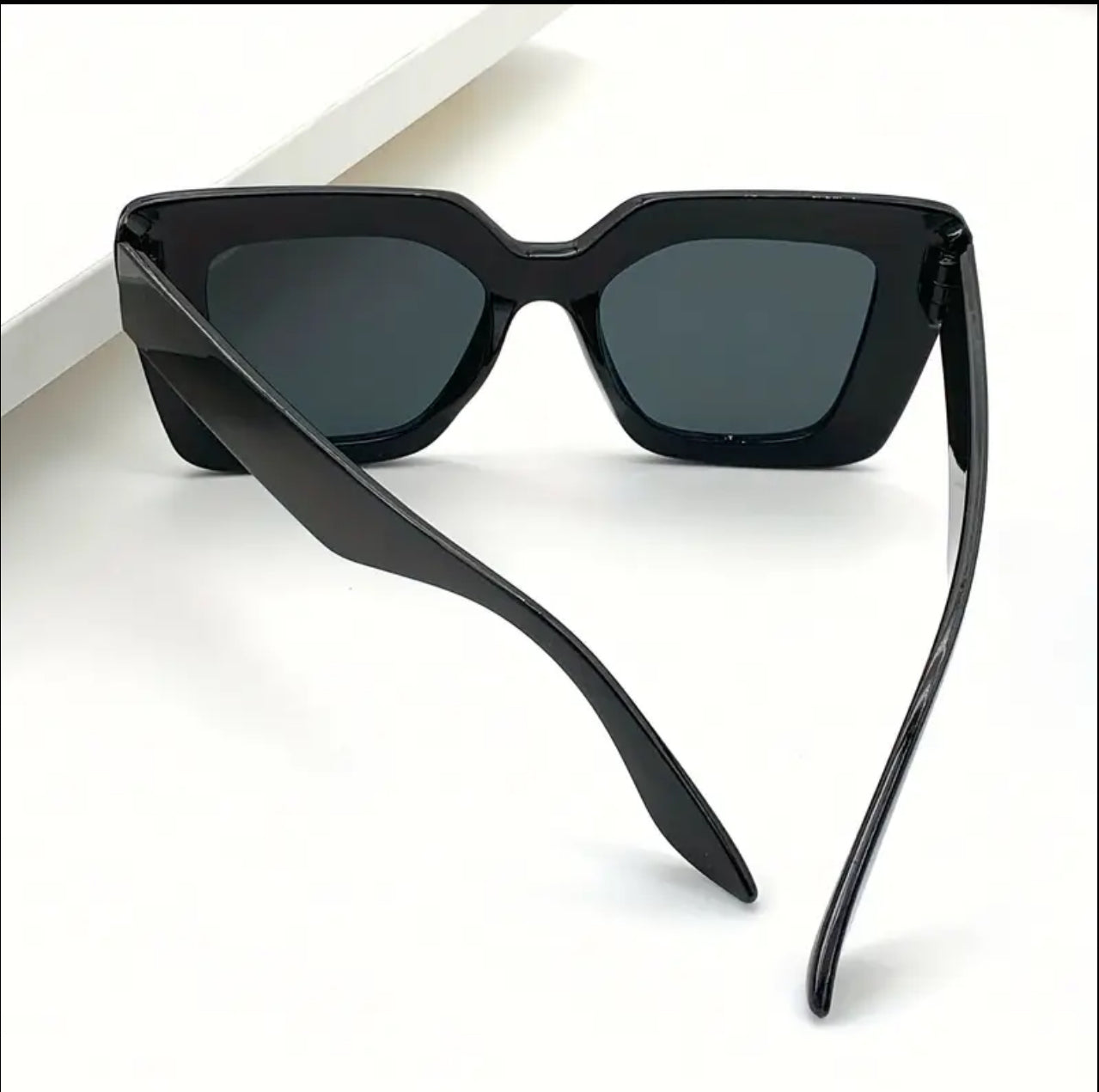 Large Square Frame Fashion Glasses