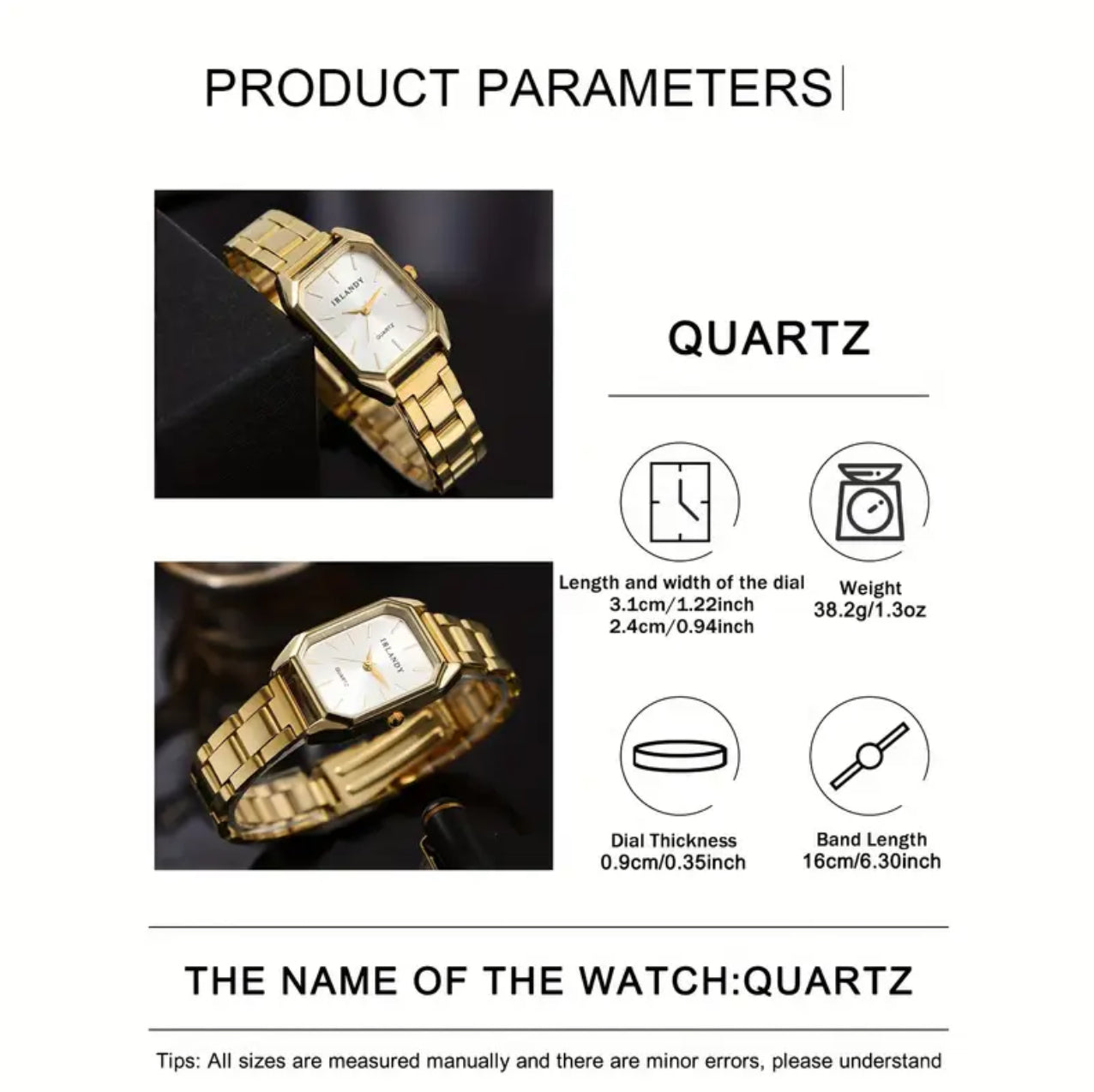 Fashion Women'S Quartz Watch 6 Pcs Set