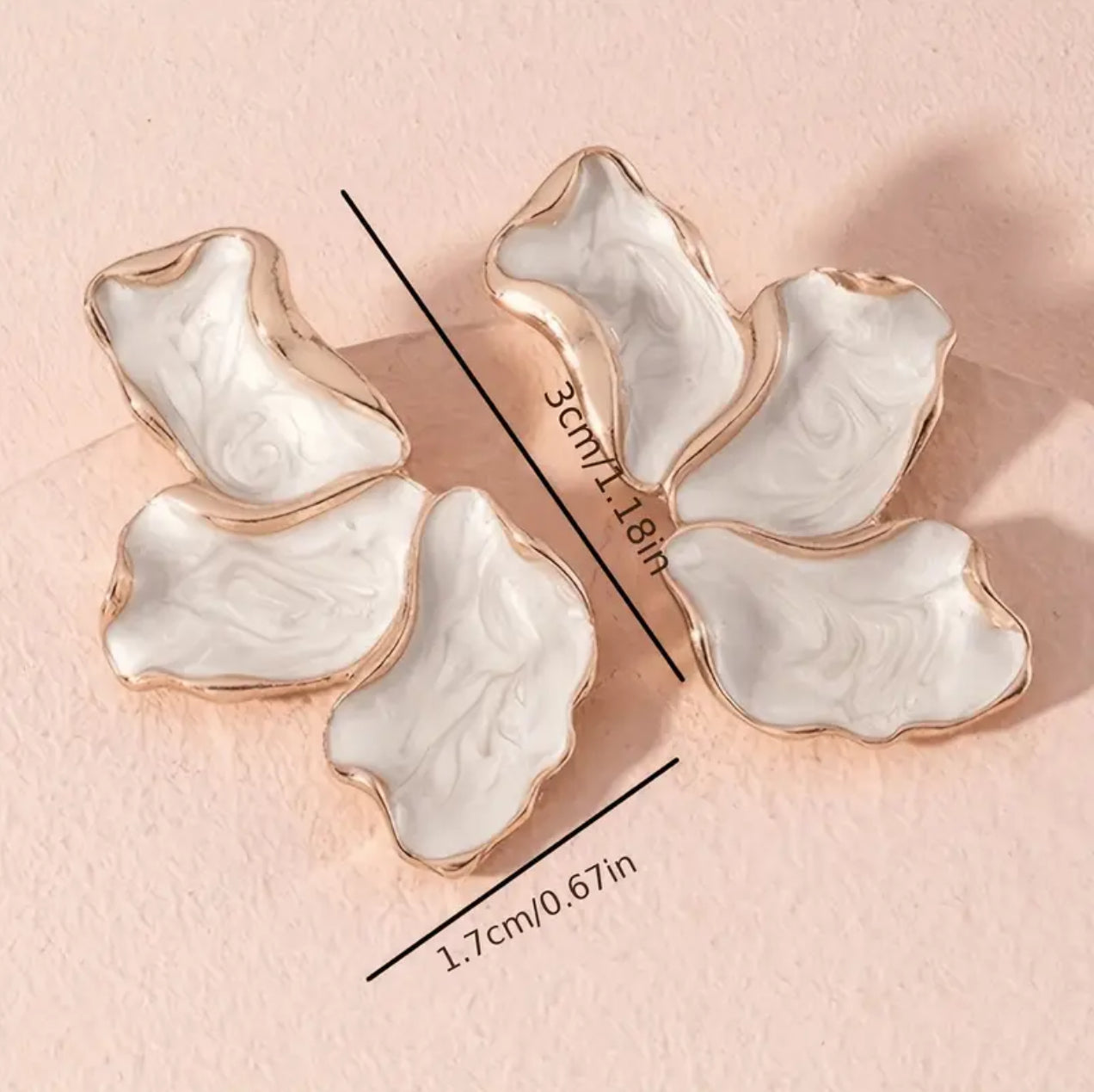 Vintage Floral Stud Earrings