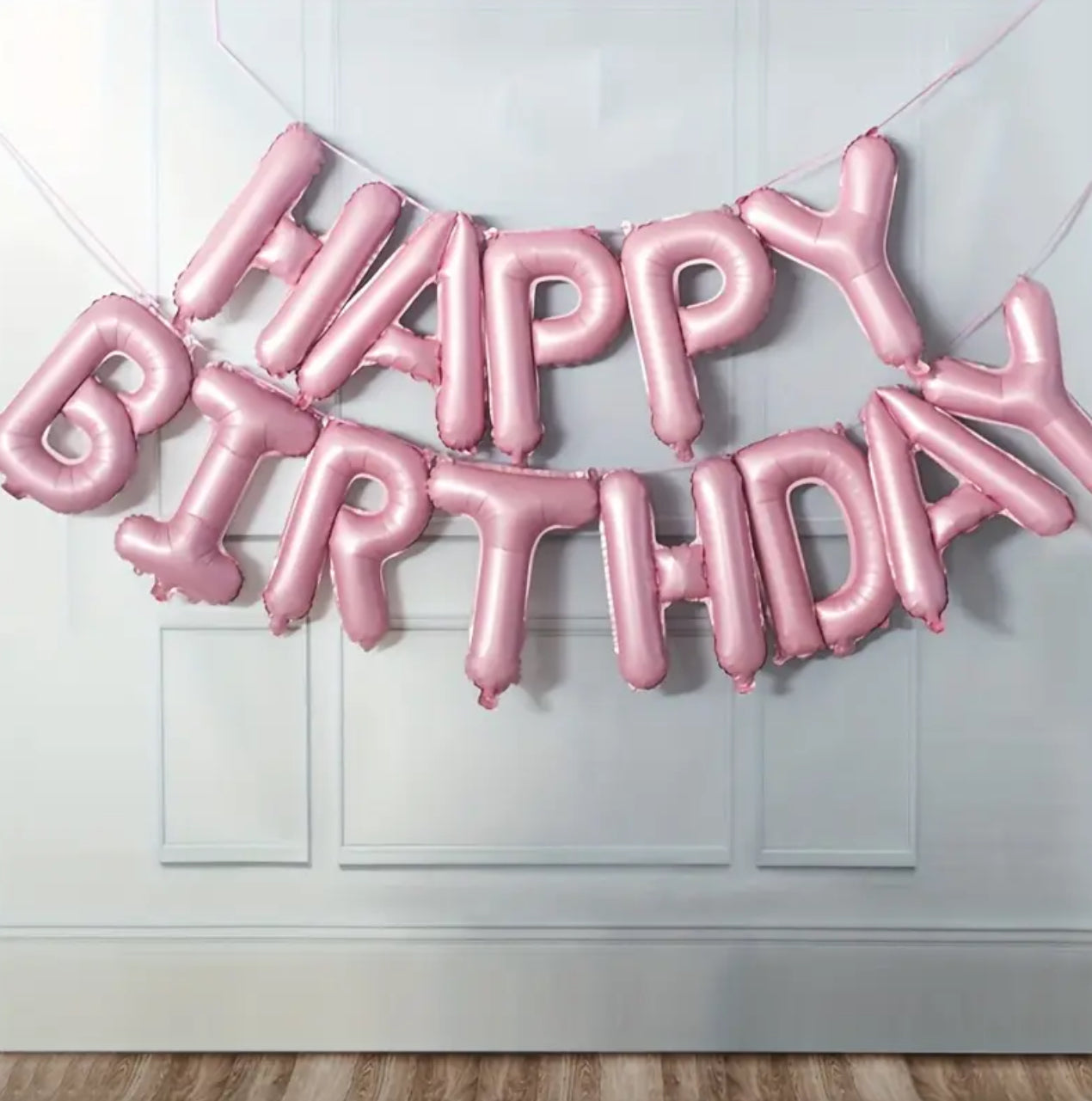 Happy Birthday Aluminum Foil Banner
