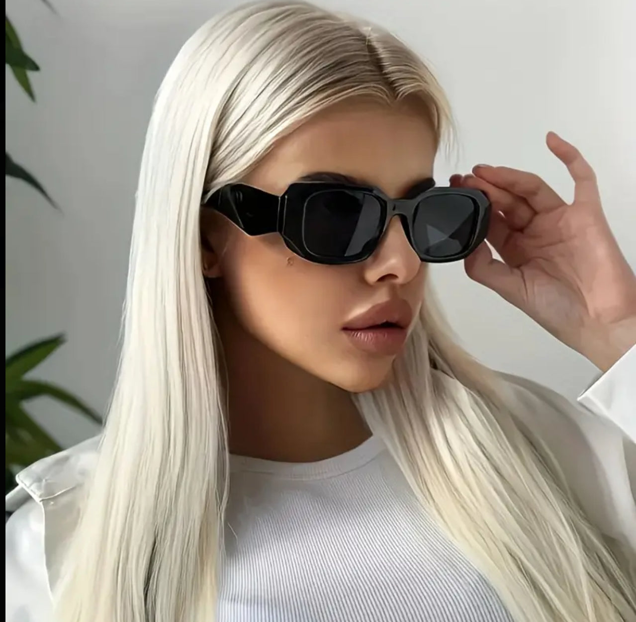 Retro Square Fashion Glasses