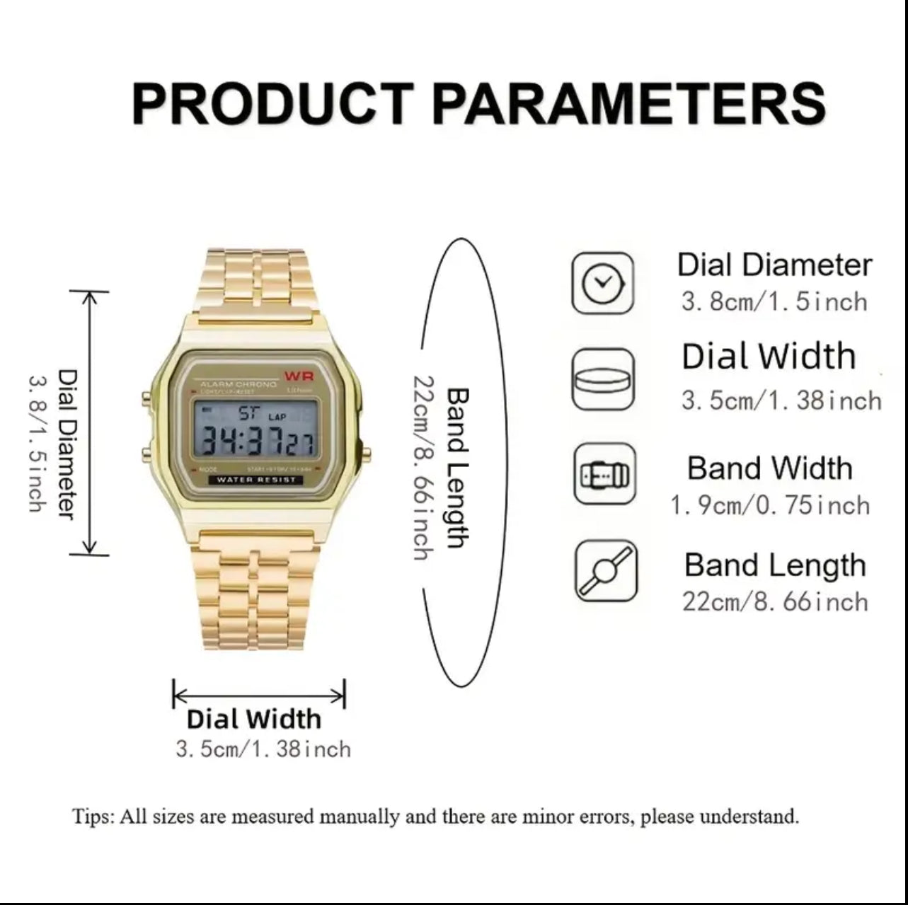 Vintage LED Digital Watch