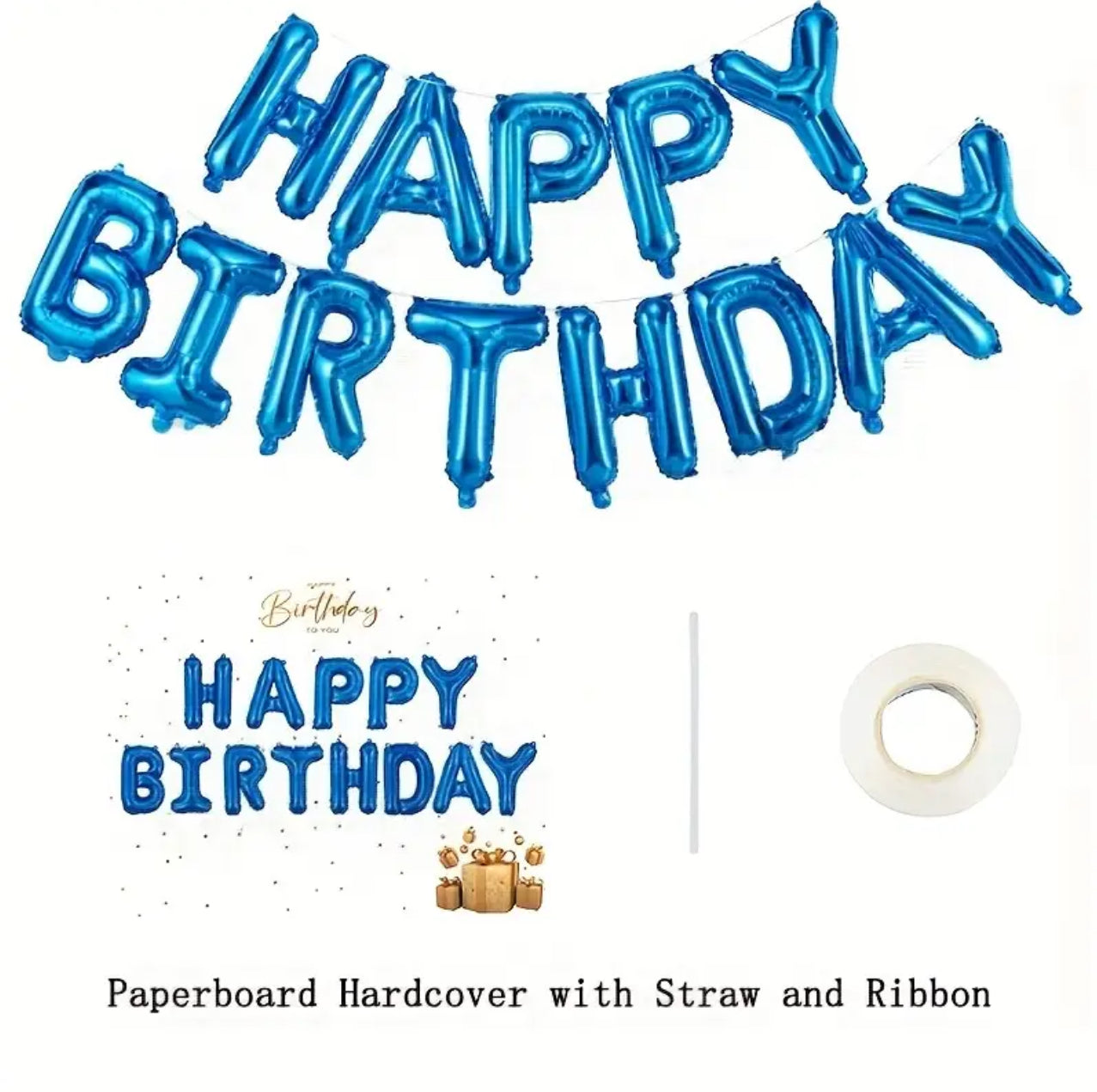 Happy Birthday Aluminum Foil Banner
