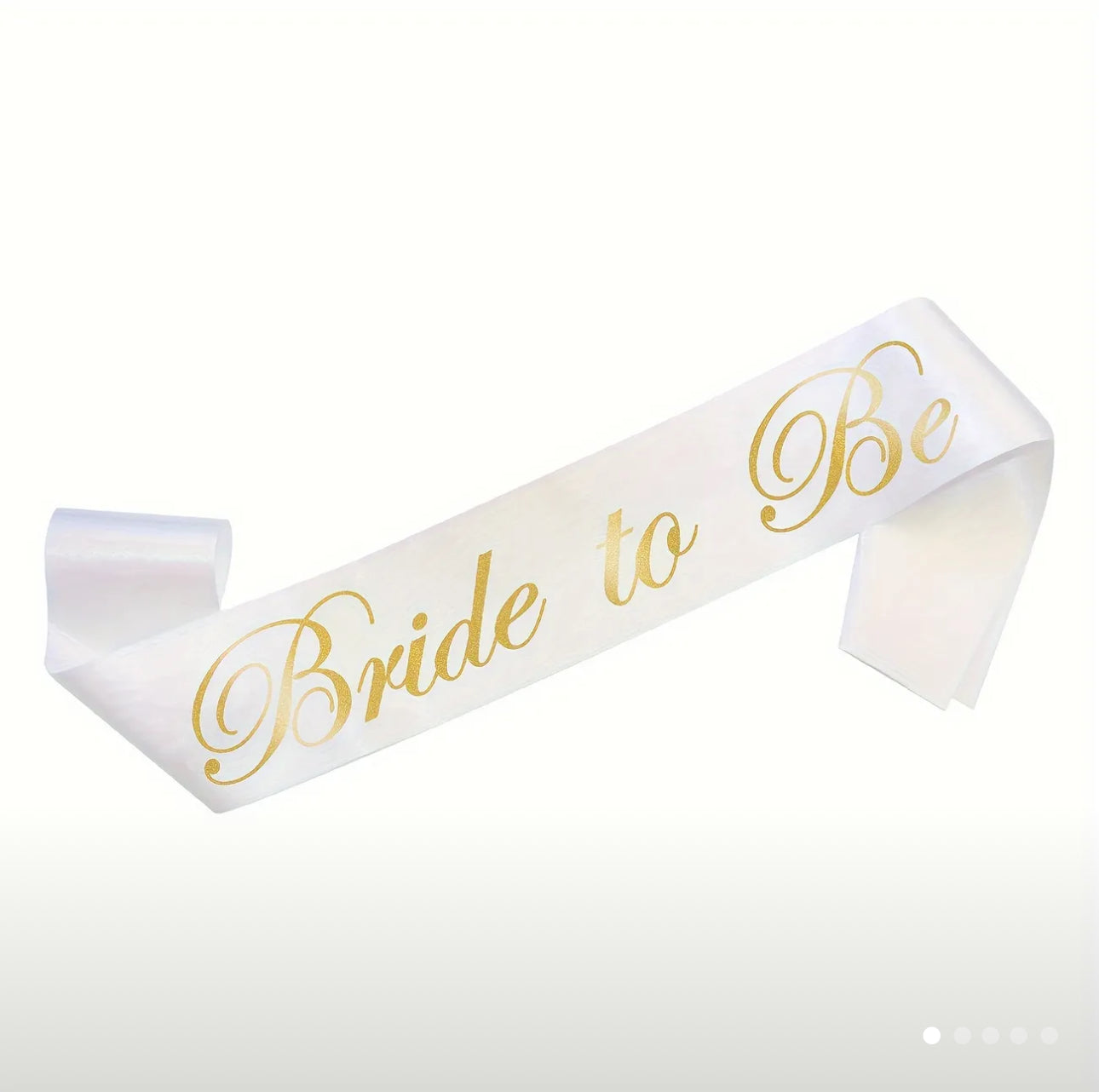 Bride to Be" Sash