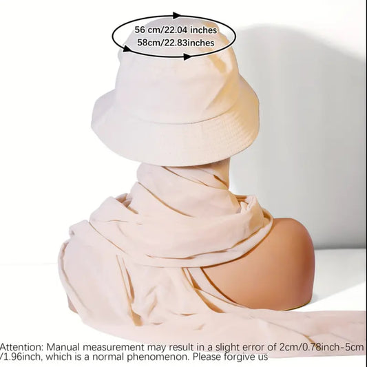 Summer Hat attached with Scarf