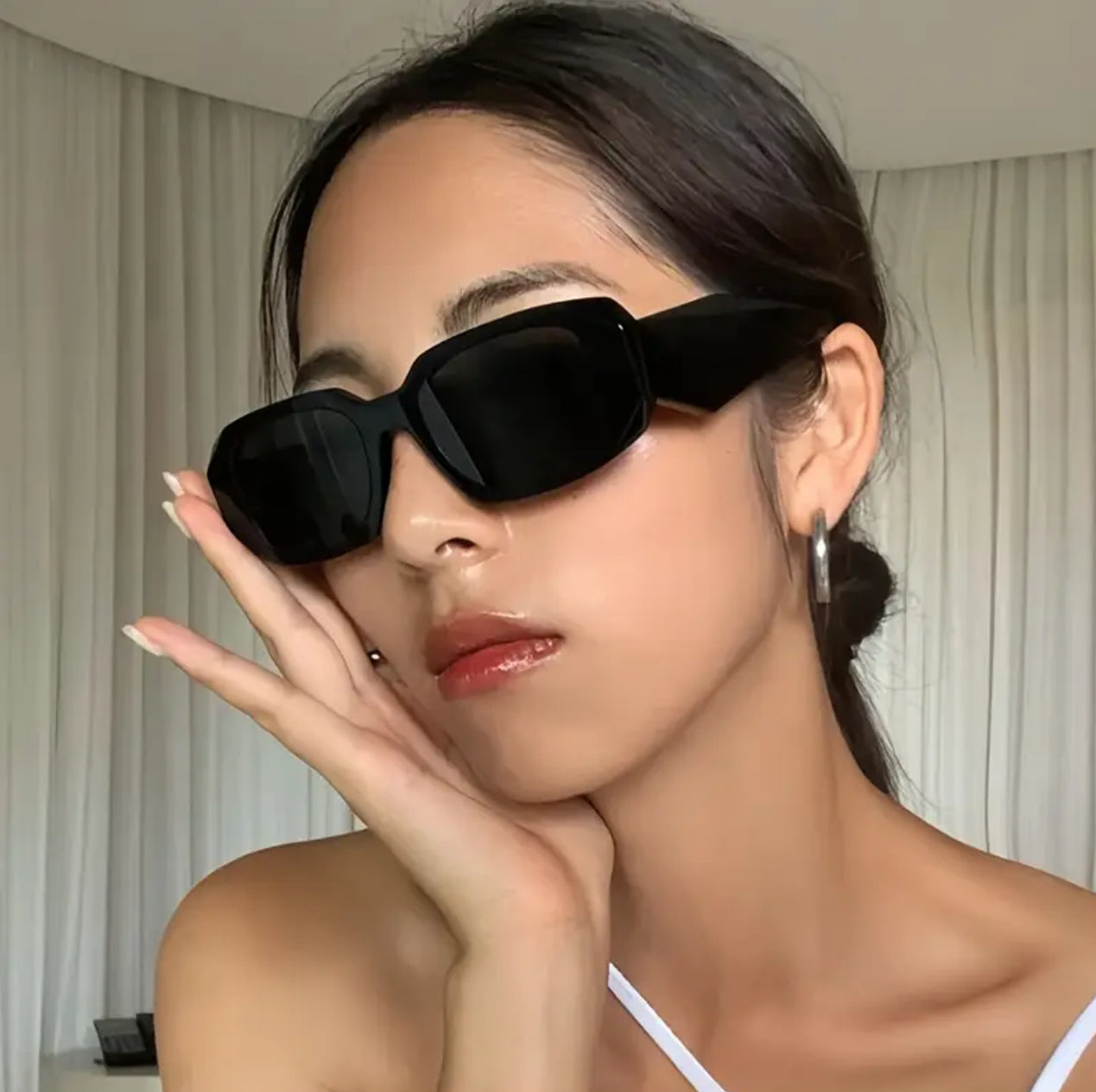 Retro Oval Fashion Glasses