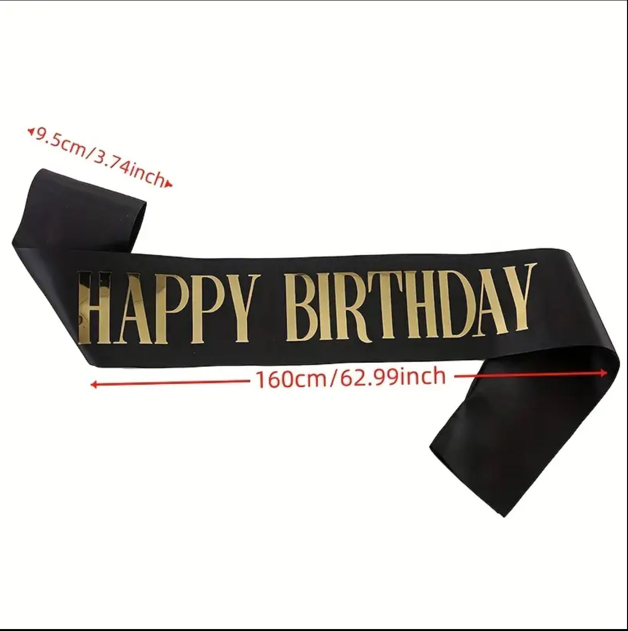Happy Birthday Sash