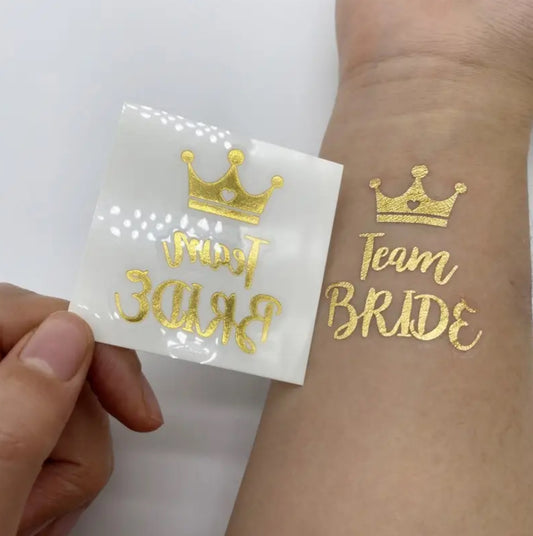 Team Bride Party Stickers