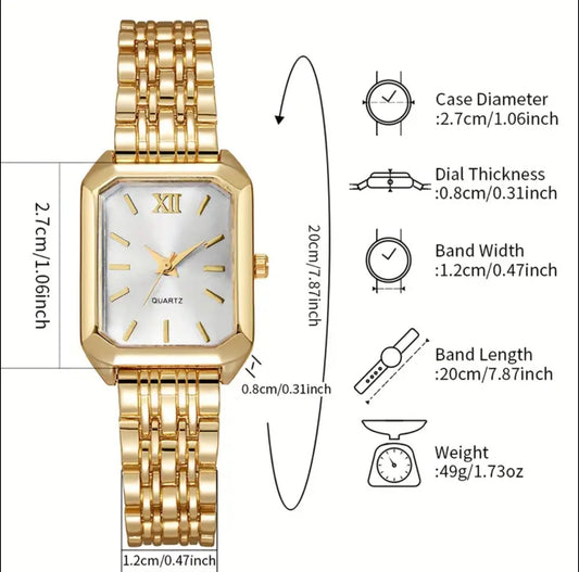 Women'S Quartz Watch with Roman Numerals