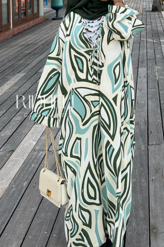 PATTERNED ABAYA