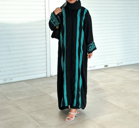 HAASHA EMBROIDERY ABAYA