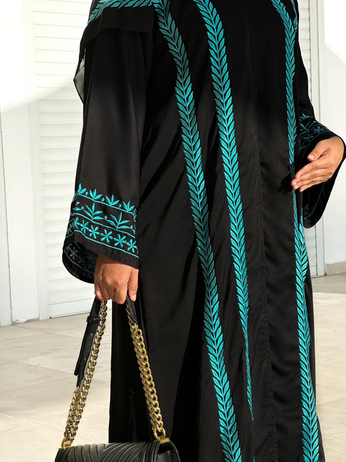 HAASHA EMBROIDERY ABAYA