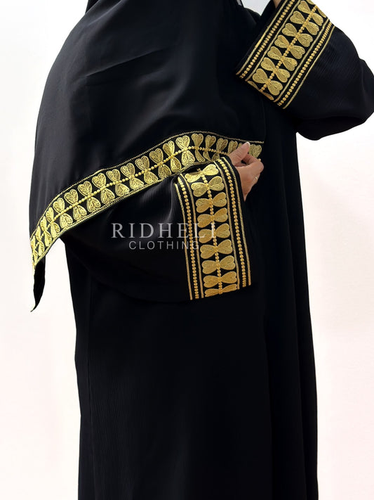 NAIRA  EMBROIDERY ABAYA