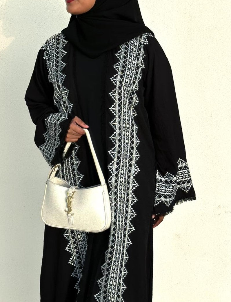 SHAAH EMBROIDERY ABAYA