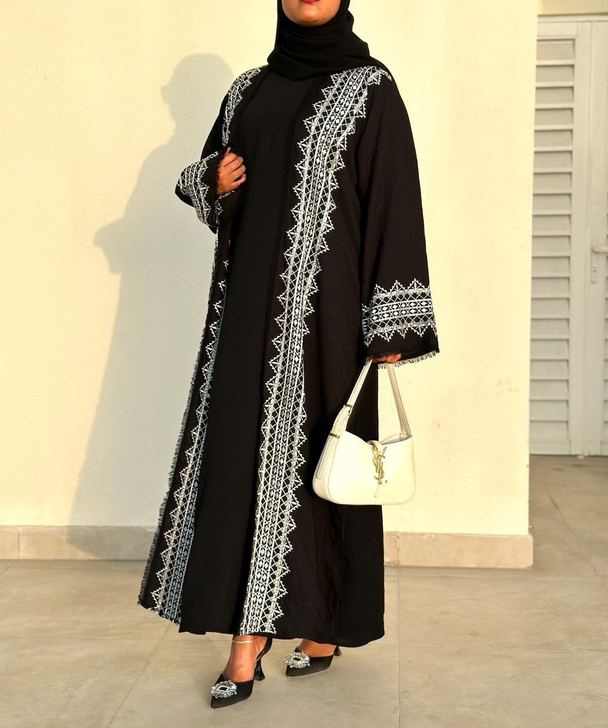 SHAAH EMBROIDERY ABAYA