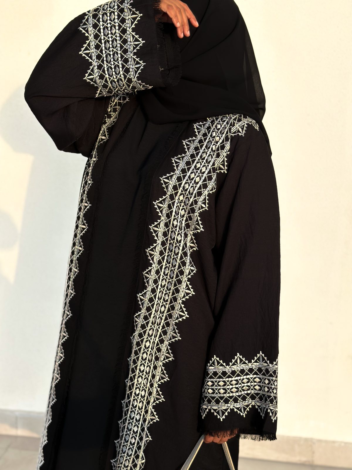 SHAAH EMBROIDERY ABAYA