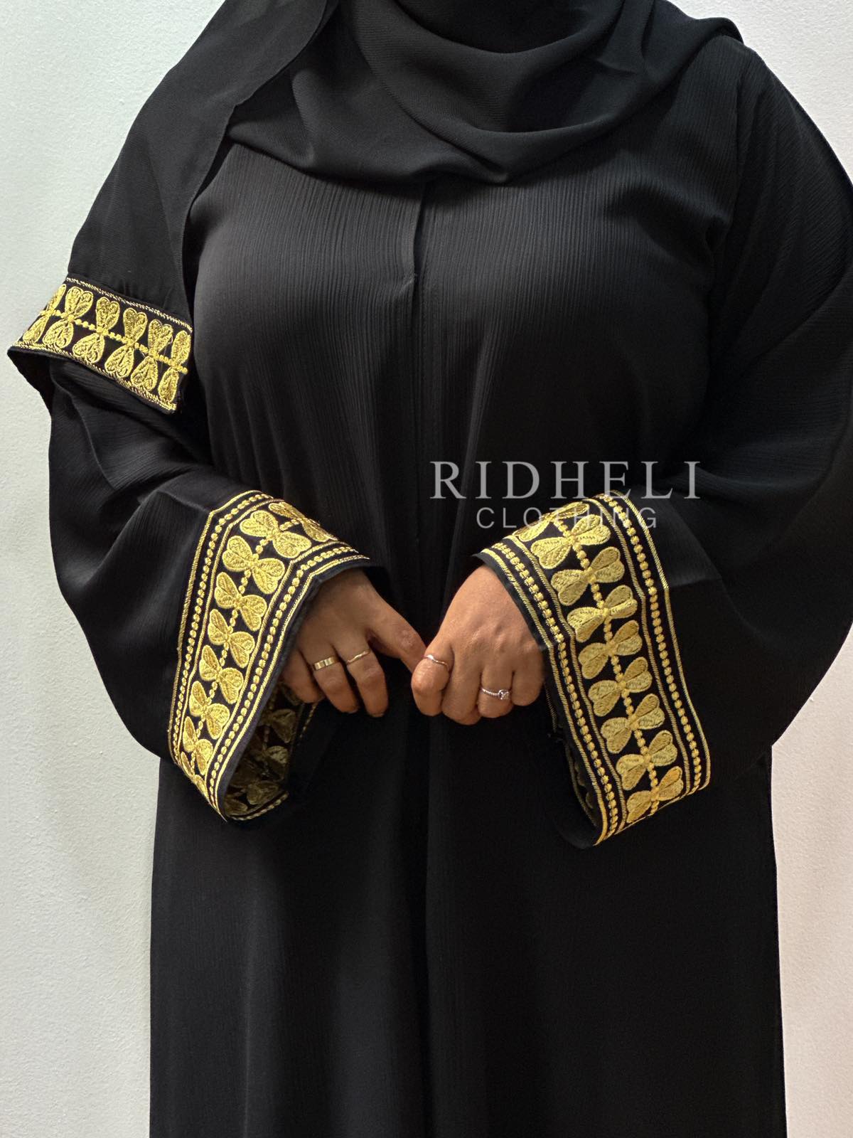 NAIRA  EMBROIDERY ABAYA