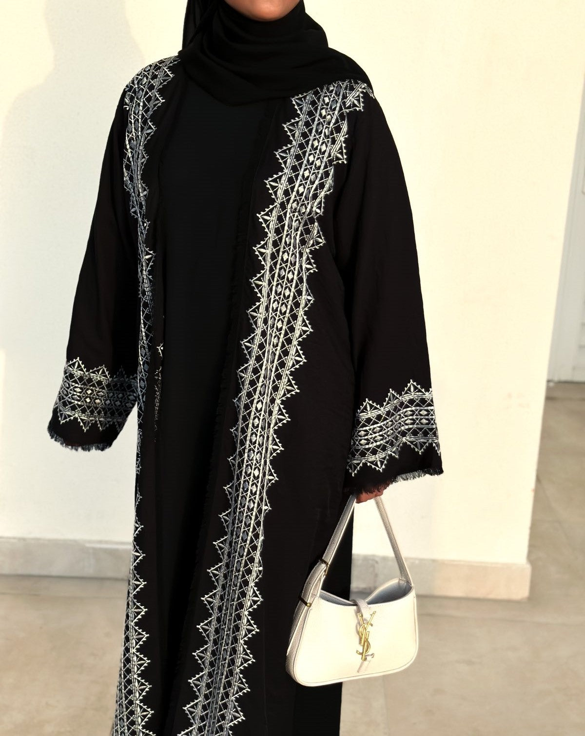 SHAAH EMBROIDERY ABAYA