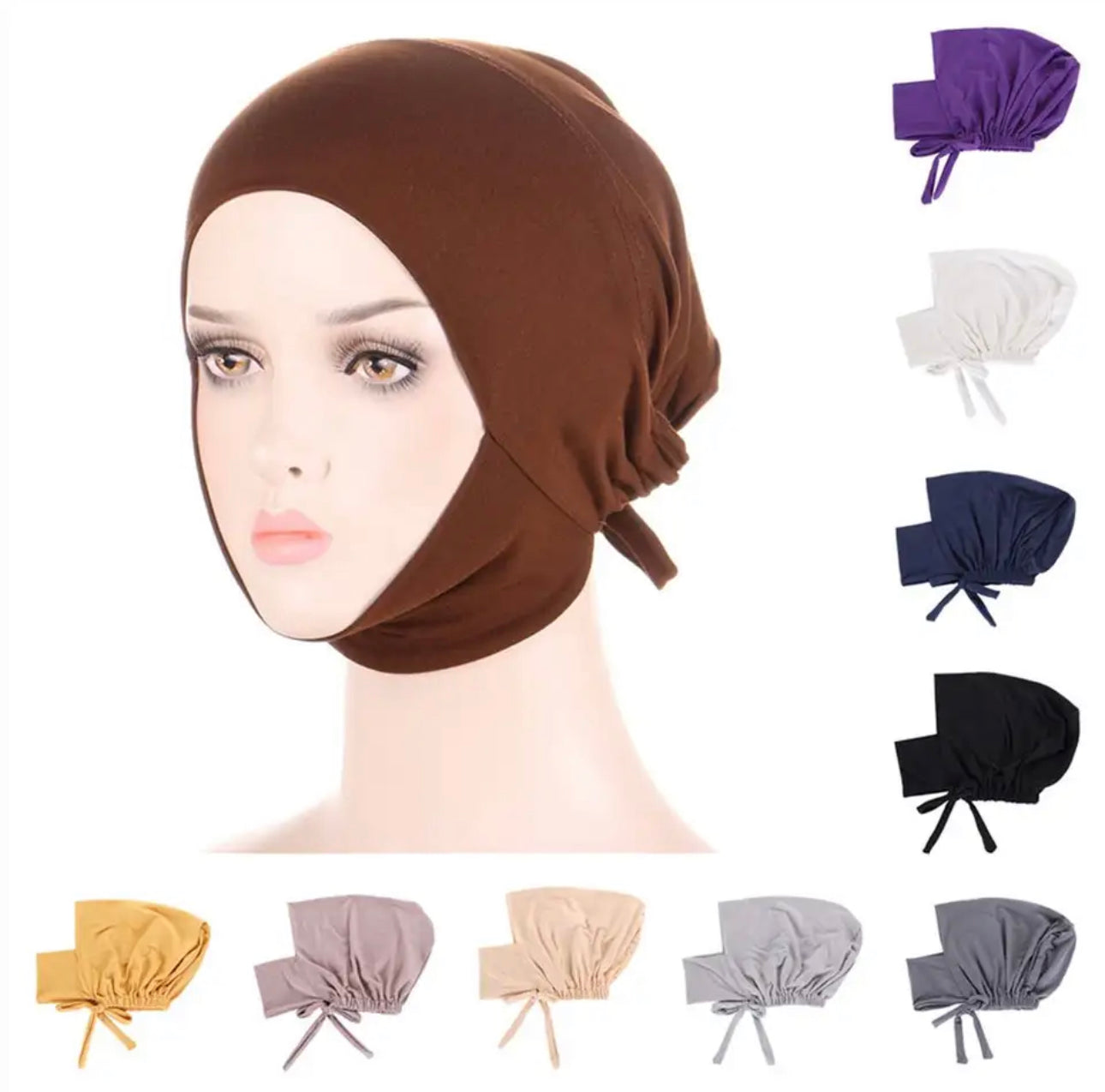 Adjustable Stretch  Headscarf Inner Hijab Caps