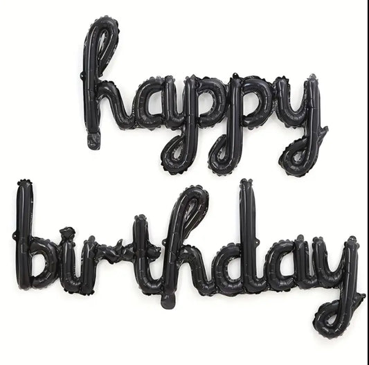 Happy Birthday Aluminum Foil Banner