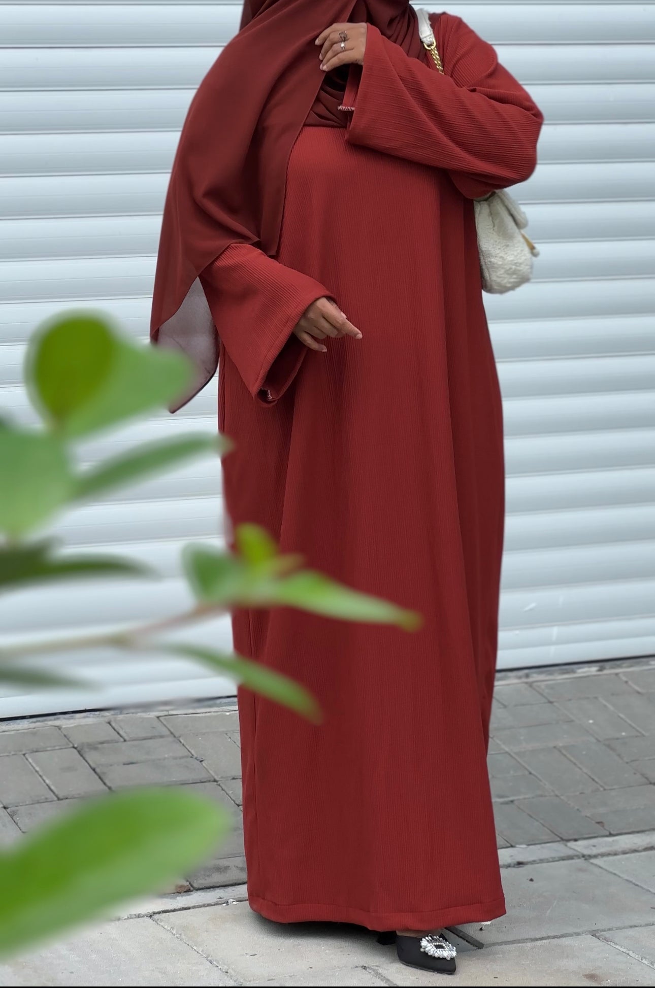 FUKRO ORANGE ABAYA