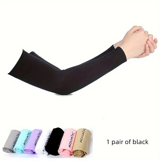 Highlight Elastic Sun Protection Arm Sleeve