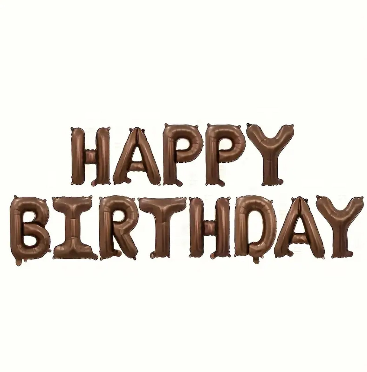 Happy Birthday Aluminum Foil Banner