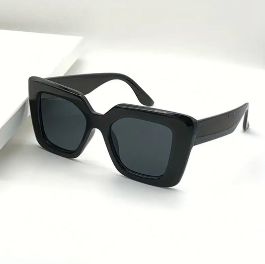 Large Square Frame Fashion Glasses