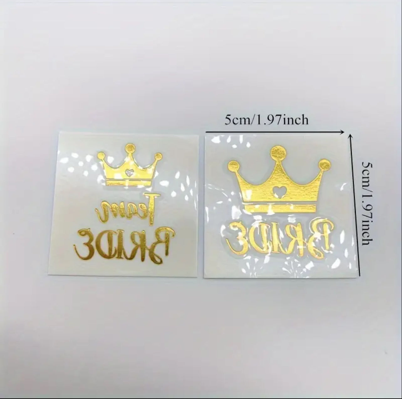 Team Bride Party Stickers