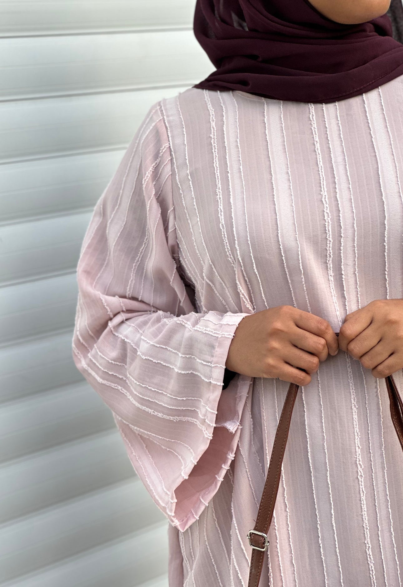 PINK LAYAL ABAYA