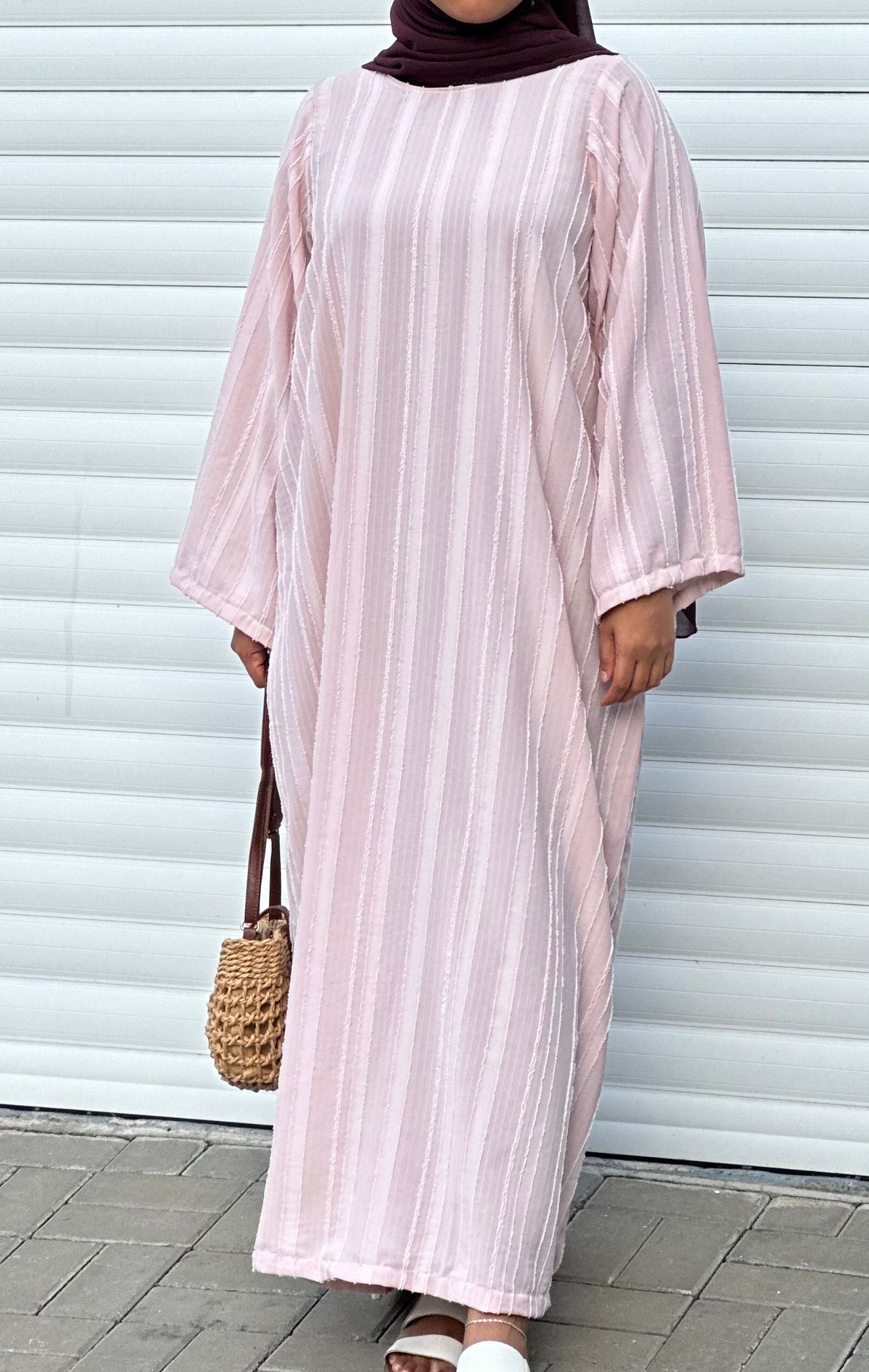 PINK LAYAL ABAYA