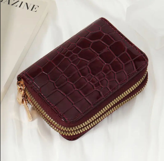 FAUX LEATHER WALLET
