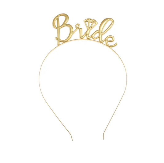 Bride Golden Headband