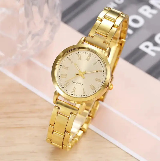 Vintage Golden-Tone Quartz Watch