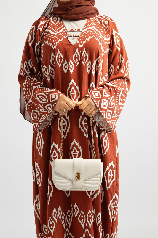 PATTERNED ABAYA