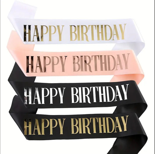 Happy Birthday Sash