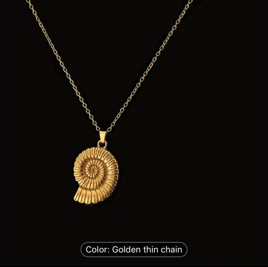 Gold Couch Pendent Necklace (Stainless Steel)