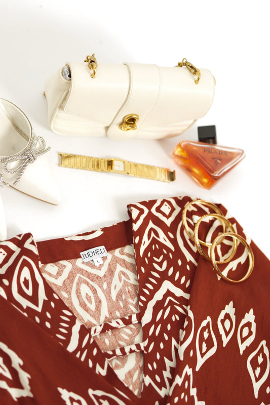 PATTERNED ABAYA