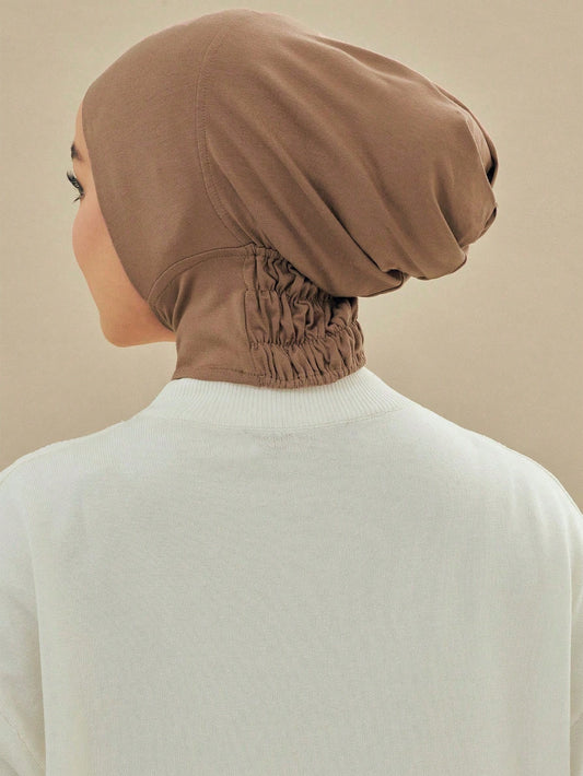 Elastic Hijab Cap with Neck Protection