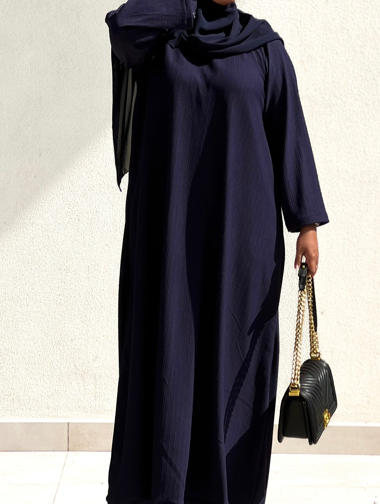 FUKRO NAVY BLUE ABAYA