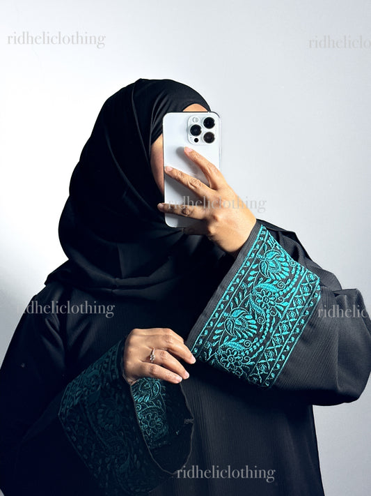 ZAMAYA EMBROIDERY ABAYA