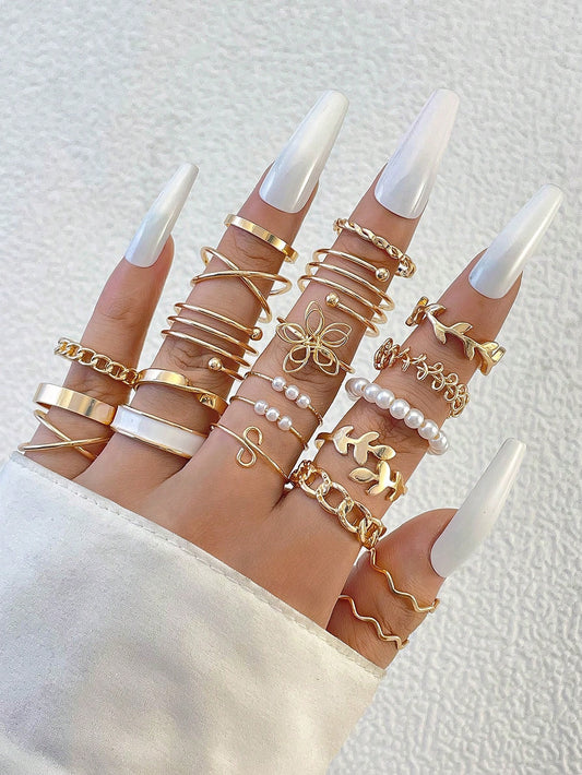 21 pcs Ring Set