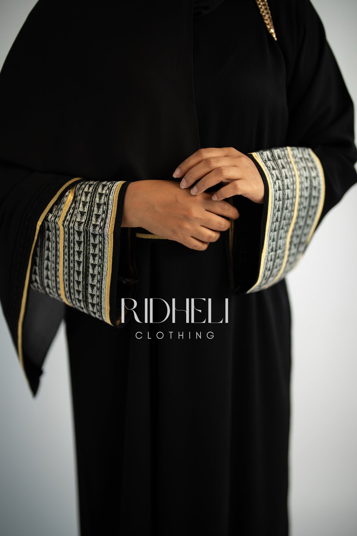 AALAA EMBROIDERY ABAYA