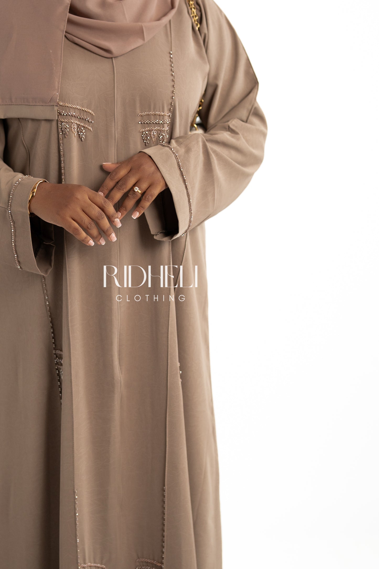 MEENA  BEADED ABAYA