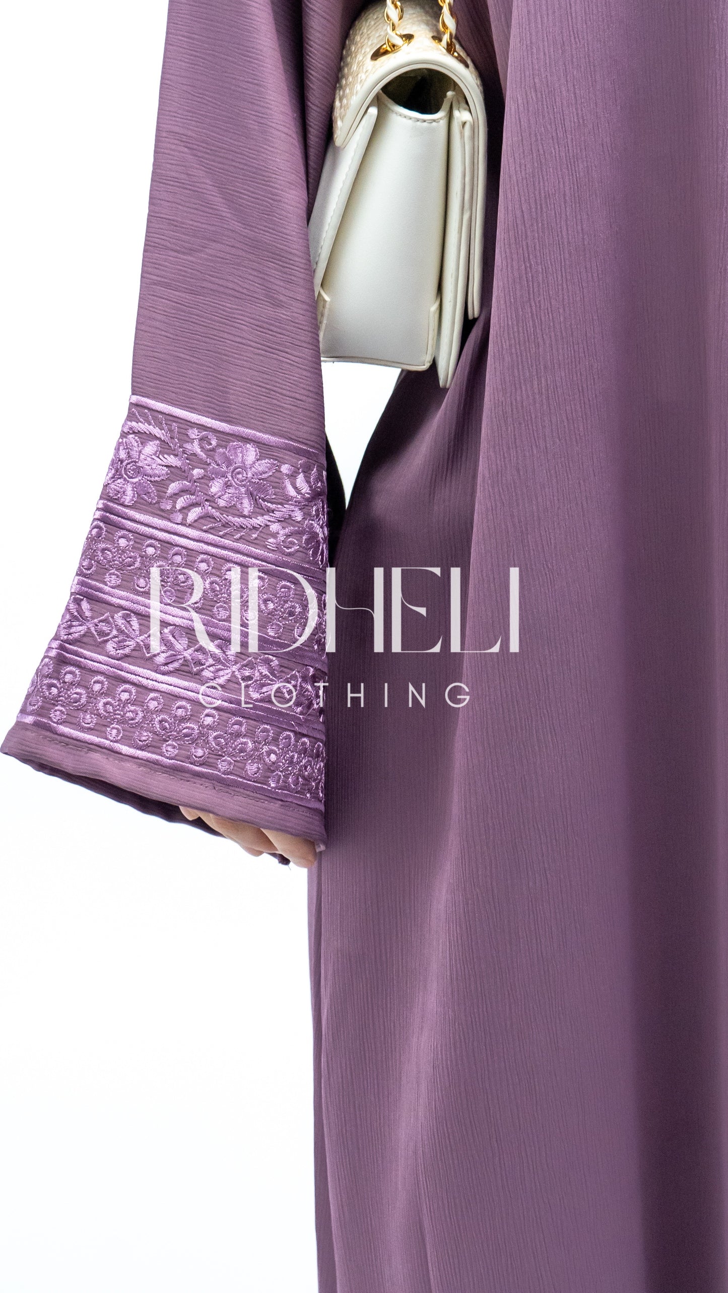 ANAB PURPLE EMBRODERY ABAYA