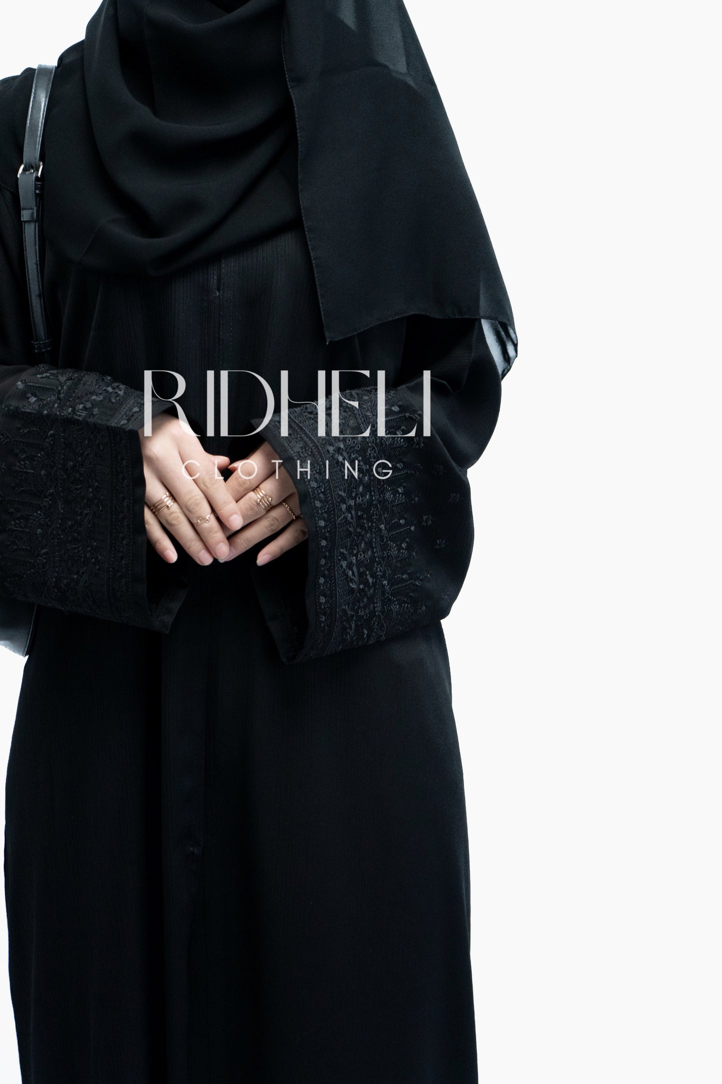 RAYAT BLACK EMBROIDERY ABAYA