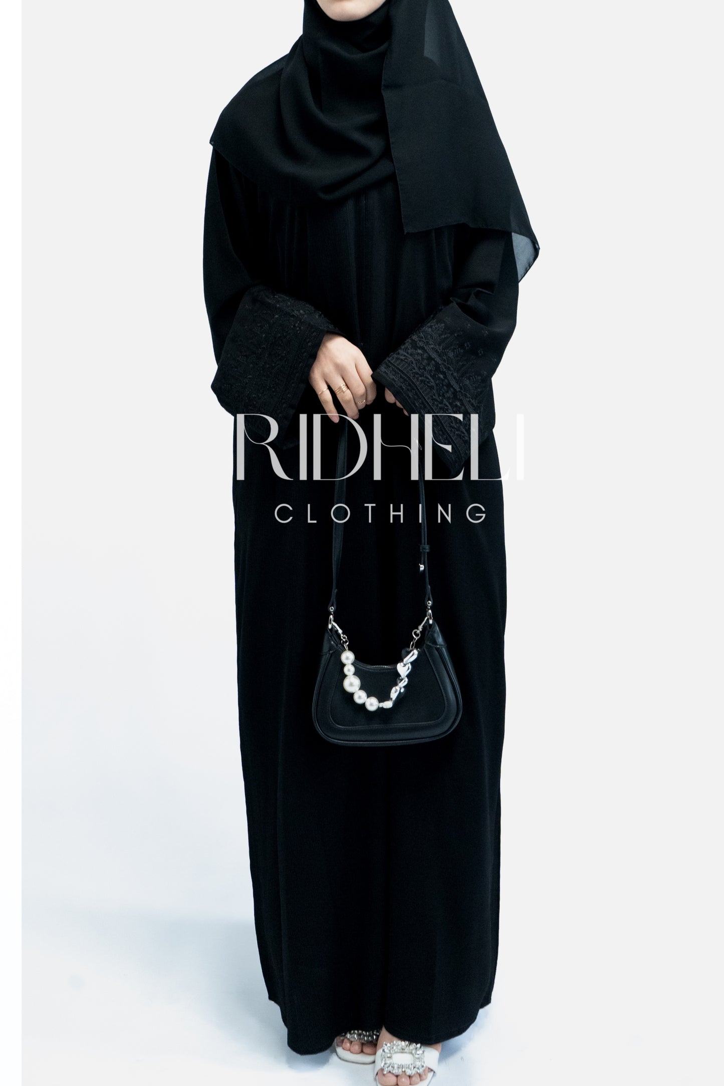 RAYAT BLACK EMBROIDERY ABAYA